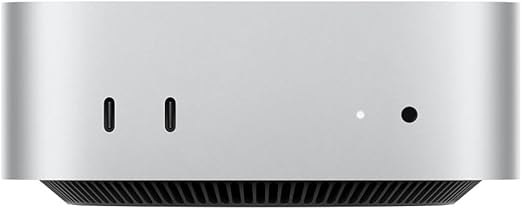 Apple 2024 Mac mini (Chip M4 chip da Apple com CPU de 10 núcleos eGPU de 16 núcleos, 24GB Memória unificada, 512 GB) - Prateado - Miniatura 2