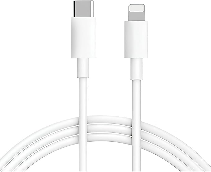 Cabo Reforçado USB-C Lightning 1,5M Compatível com iPhone, iPad iPod 2 Metros Carregamento Super Turbo 50W